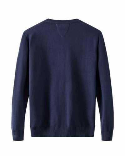 Brand Autumn Men's Long Sleeve Sweater Knitted Button Cardigan Sweater Jacket Warm Knitted V neck Fashion Casual High Quality