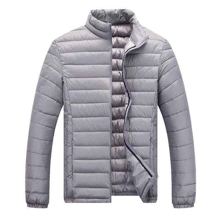 Winter Mens Jackets Coat Water Proof Male Jacket Coats Men Stand Collar Zipper Pockets Machine Wash Asia Size 2019 New Brand