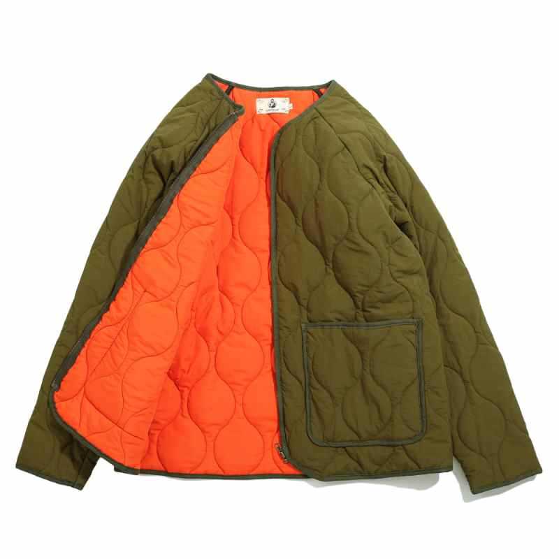 Solid Color Parkas Men Quilted Jacket Fashion Winter Warm Outerwear Mens Casual Thick Jacket