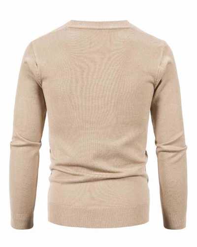 Mens Fashion Cardigan Casual Long Sleeve Knit Sweater Solid Color Hombre Coats Tops wool sweater