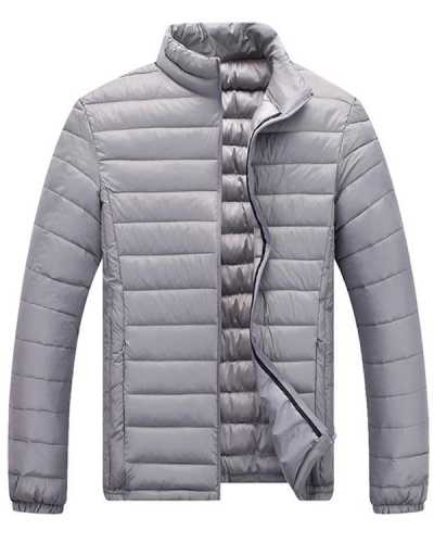 Winter Mens Jackets Coat Water Proof Male Jacket Coats Men Stand Collar Zipper Pockets Machine Wash Asia Size 2019 New Brand