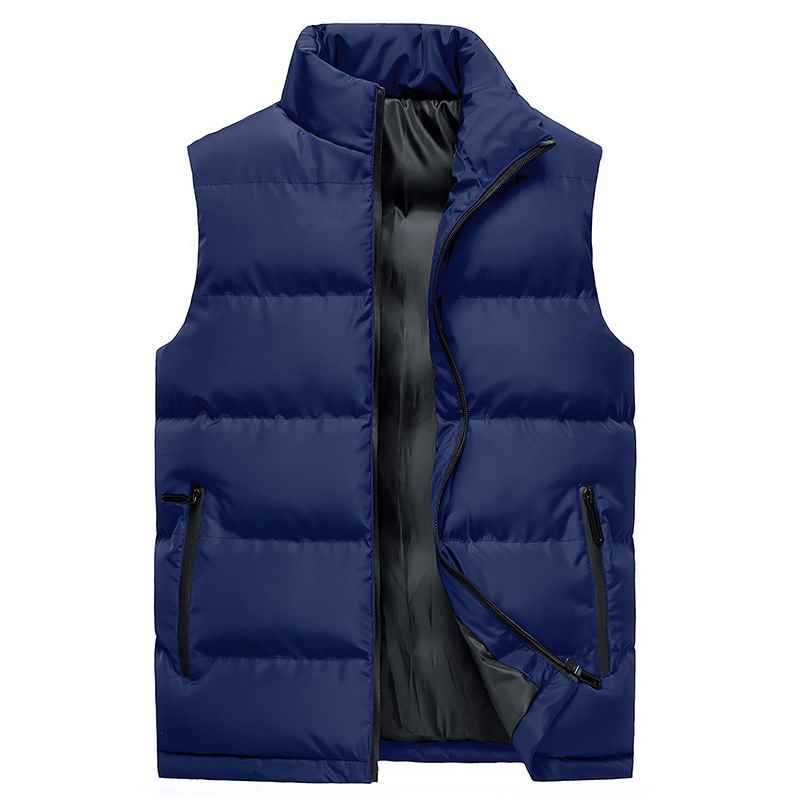 Men Vest Autumn Spring Sleeveless Jackets Male Warm Coat Solid Fashion Warm Outerwear Vintage Men's Brand Clothing Vests LX168