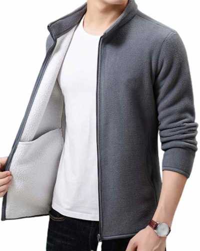 New Fashion Thick Velvet Wind Breaker Fleece Jackets Mens Autumn Winter Trend Overcoat Slim Fit Casual Coat Men Clothing