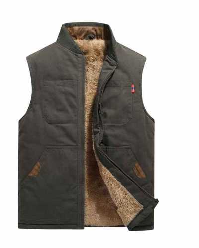 Plus Big Size 8XL Double Sided Wear Brand Clothing Autumn Mens Vests Sleeveless Jacket Cotton Casual Multi Pocket Vest Male Wai