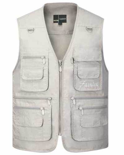 Summer Quick Dry Thin Vest Male With Many Pockets Casual Classic Multi Pocket Military Green Photographer Baggy Work Waistcoat