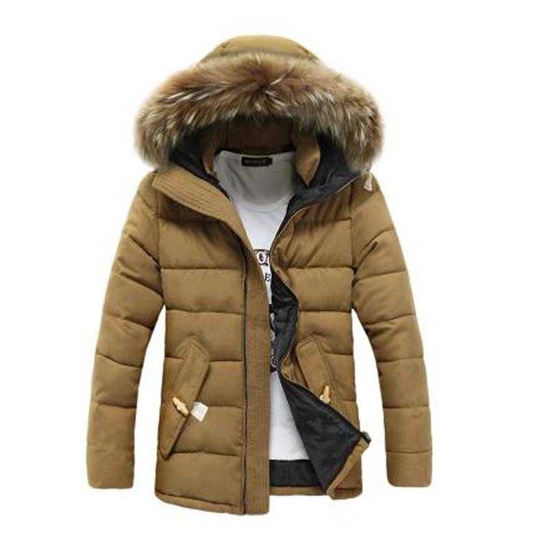 2019 Parka Men winter new thickening jackers students hats hooded Zipper winter jackers mens casual fashion down cotton parkas